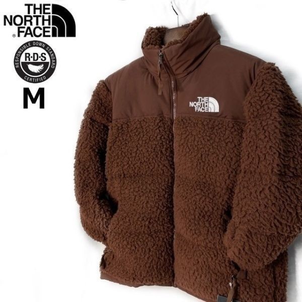 1円～!売切!【正規新品】THE NORTH FACE SHERPA NUPTSE JACKET ダウンジャケット ヌプシ モコモコ シェルパフリース ボア(M)茶 190122-175_画像1