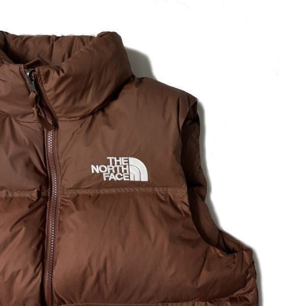 1円～!売切!【正規新品】THE NORTH FACE◆1996 RETRO NUPTSE VEST ダウンベスト ヌプシ US限定 RDS認証 防寒 キャンプ(XXL)茶 190122-110_画像4