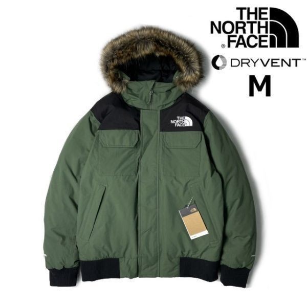 1円～!売切!【正規新品】THE NORTH FACE◆MCMURDO BOMBER JACKET マクマードボンバー ダウンジャケット US限定 防寒(M)カーキ 190122-175_画像1