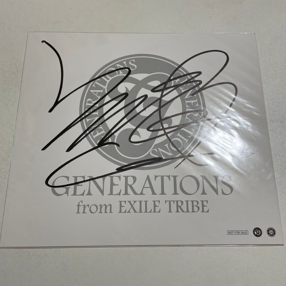 GENERATIONS from EXILE TRIBE 直筆　サイン色紙　メンバー全員　7人分