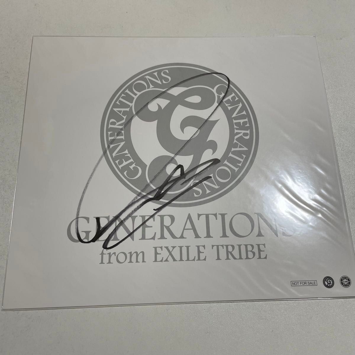 GENERATIONS from EXILE TRIBE 直筆　サイン色紙　メンバー全員　7人分