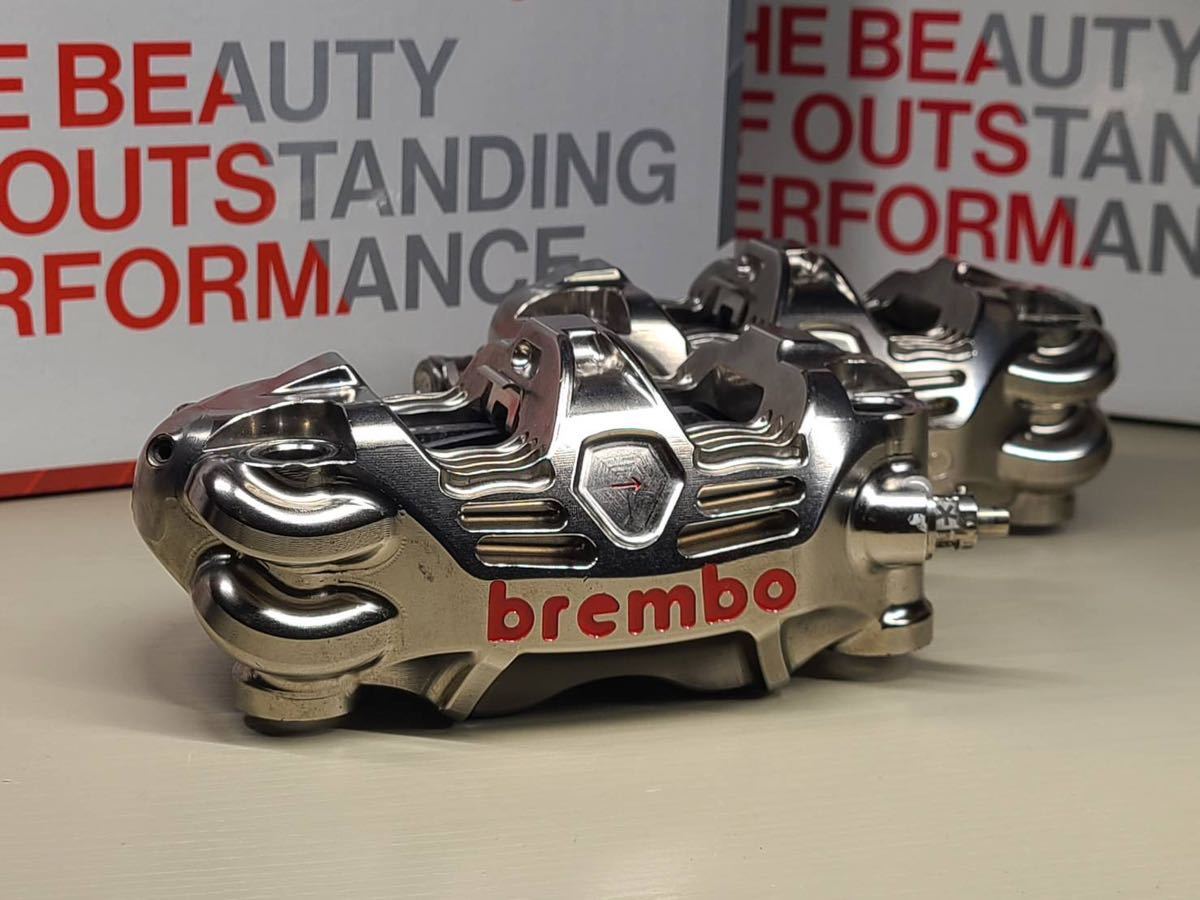 MotoGP Brembo ブレンボ モノブロックキャリパー　Ducati ファクトリー　ワークス　STAUBLIチタンコネクター カーボンブレーキ_画像1