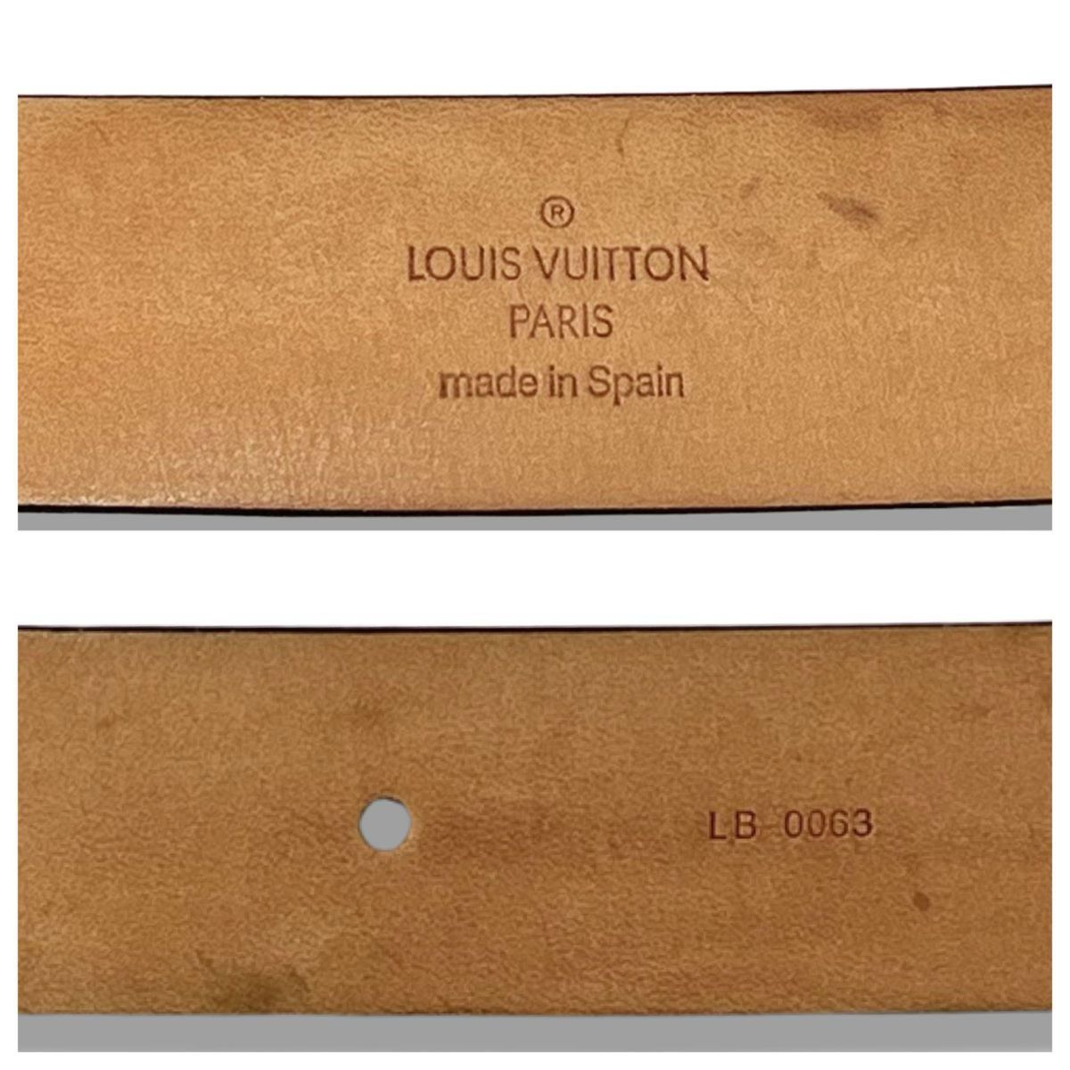 一点限り　正規品　ルイヴィトン　モノグラム　サンクチュール　キャレ　ベルト　送料無料 LOUIS VUITTON