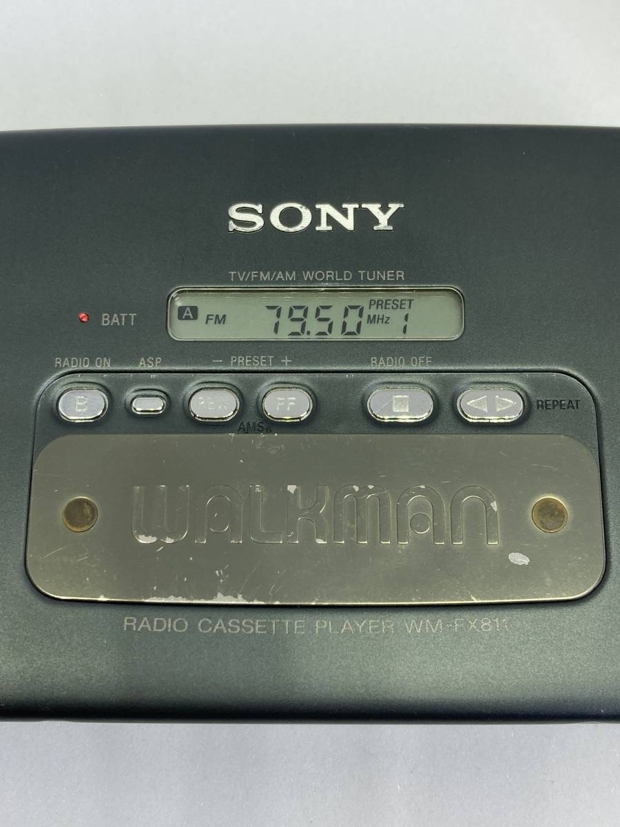 動作品 ソニー ウォークマン SONY WALKMAN チューナー付カセットプレーヤー WM-FX811_画像10