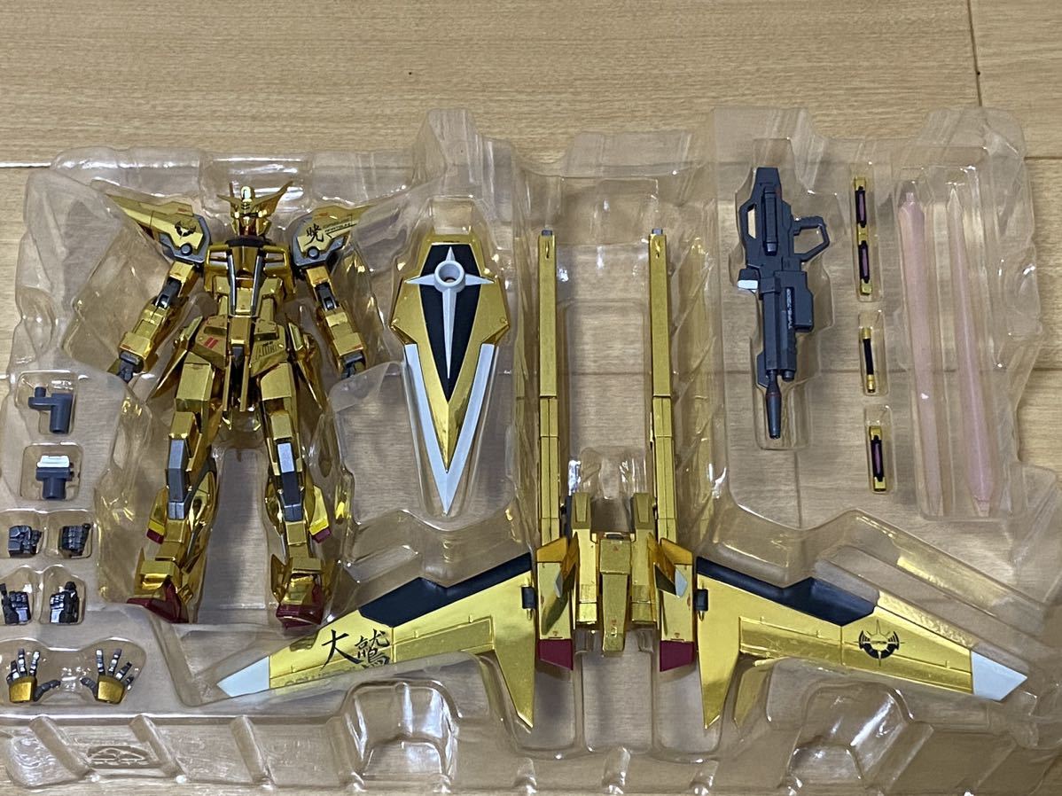 中古 開封品 バンダイ スピリッツ METAL ROBOT魂 ＜SIDE MS＞ アカツキガンダム（オオワシ装備）機動戦士ガンダム_画像2