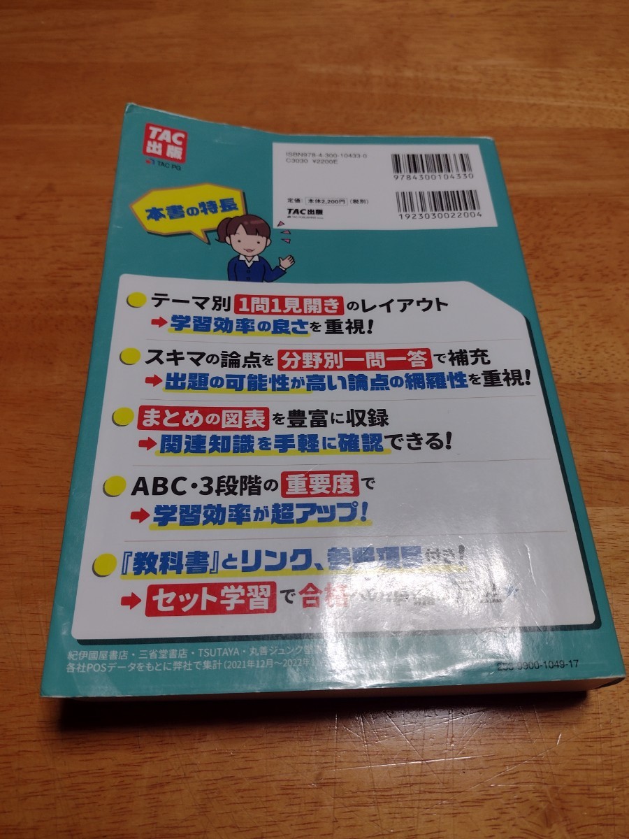 ☆みんなが欲しかった！賃貸不動産経営管理士の過去問題集　2023年度版　TAC☆中古　匿名配送送料込み_画像2