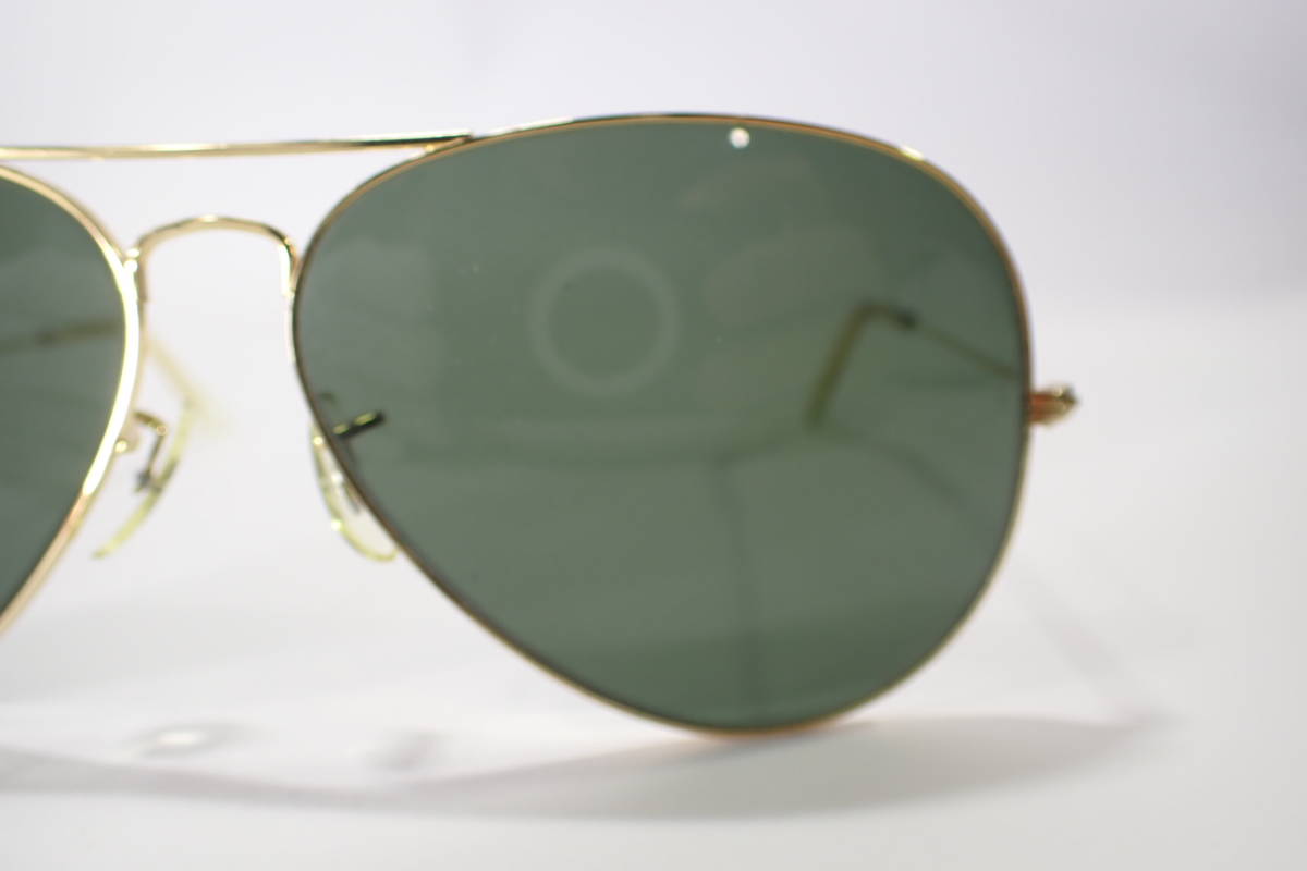 83506 B&L RAY-BAN USA サングラス レイバン ツーブリッジ ガラスレンズ ボシュロム BAUSCH&LOMB 62□14ビンテージ_画像2