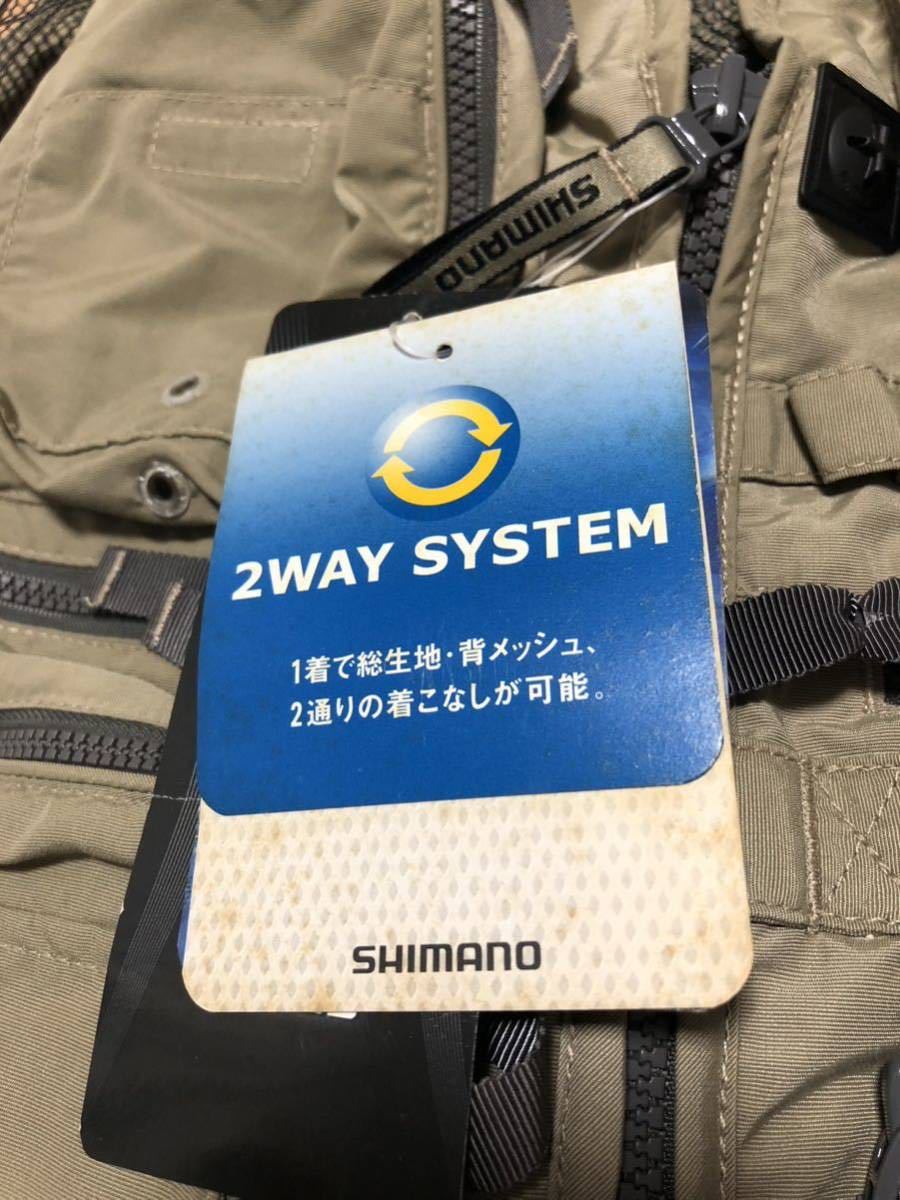 シマノ SHIMANO NEXUS VE-135E 2WAY 渓流 ベスト 希少 レア タグ シマノ SHIMANO NEXUS VE-135E 2WAY 渓流 ベスト 希少 レア タグ