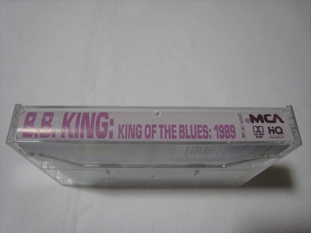 【カセットテープ】 B.B. KING / KING OF THE BLUES : 1989 US版 Ｂ．Ｂ．キング キング・オブ・ザ・ブルース：１９８９_画像3