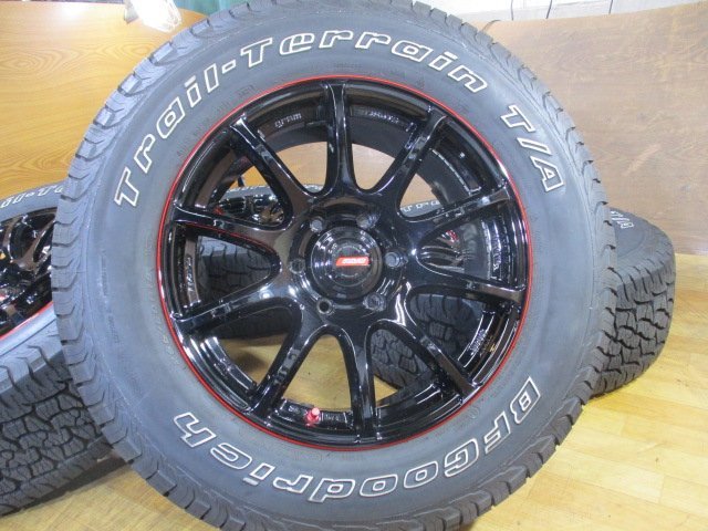 美品 バリ山 RAYS グラムライツ 57TRANS-X ホイール タイヤ 4本SET 18インチ 265/60R18 GFグッドリッチ 2021年 GUN125 ハイラックス プラド_画像2