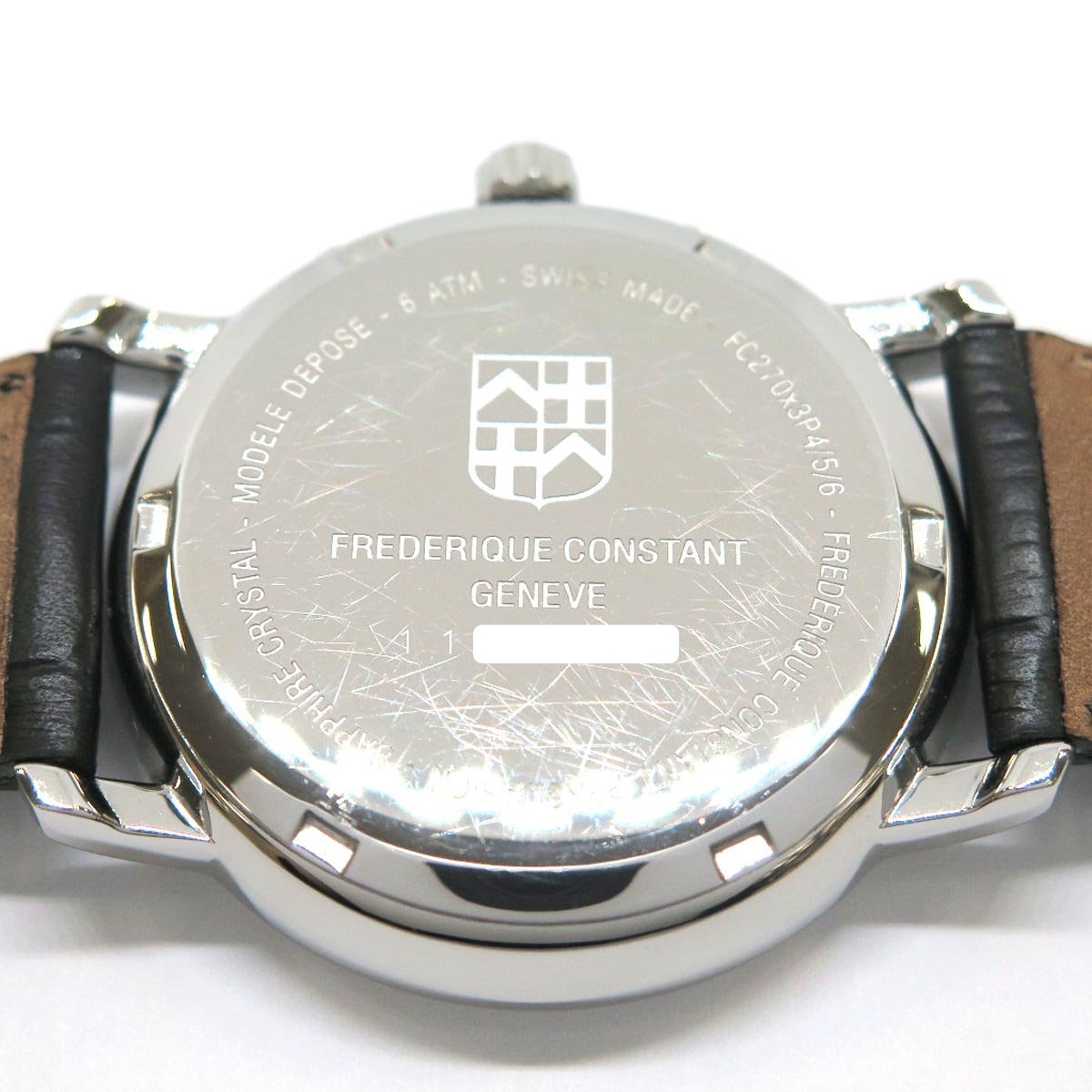 1円 ry FREDERIQUE CONSTANT フレデリック・コンスタント パスエイション ムーンフェイズ メンズ QZ クオーツ 腕時計 FC270【時計】【中古_画像9