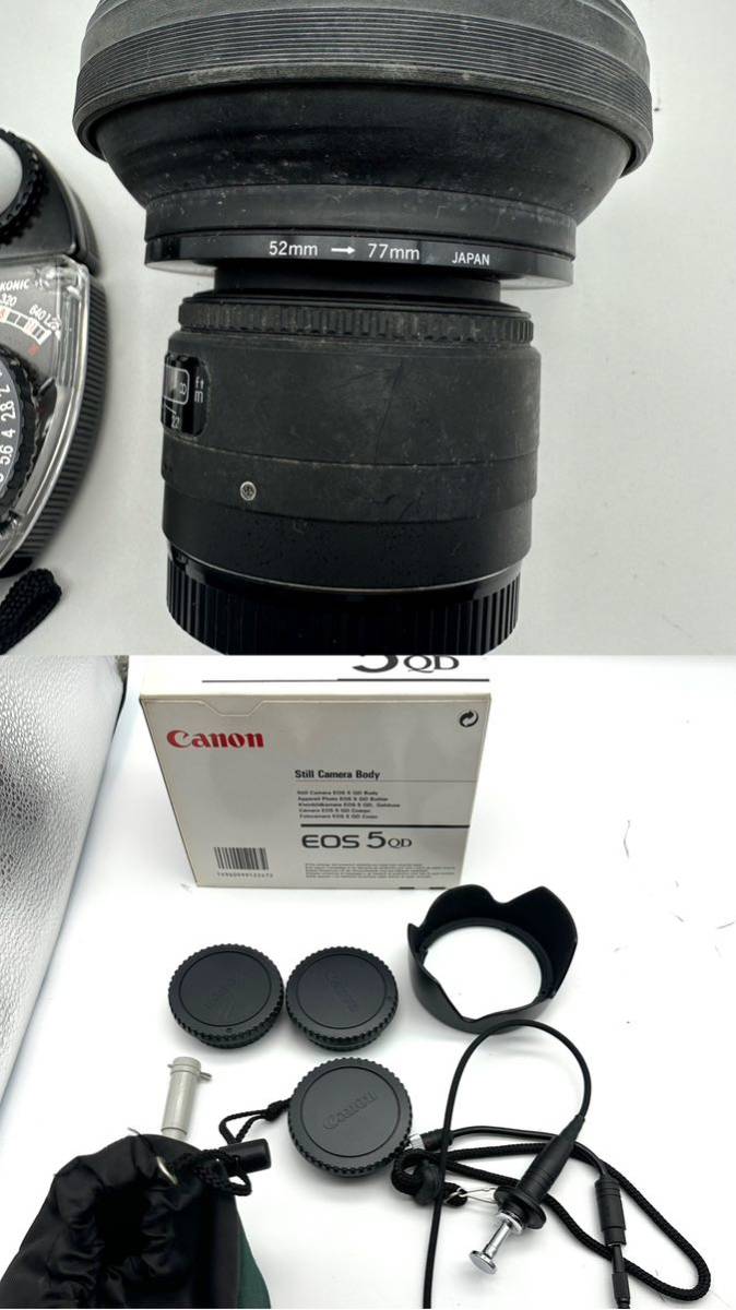 □フィルムカメラ まとめて キャノン CANON EOS 5 QD EOS 7 EYE CONTROL VERTICAL GRIP VG 10 SEKONIC SPEEDLITE 540EZ Canon_画像10