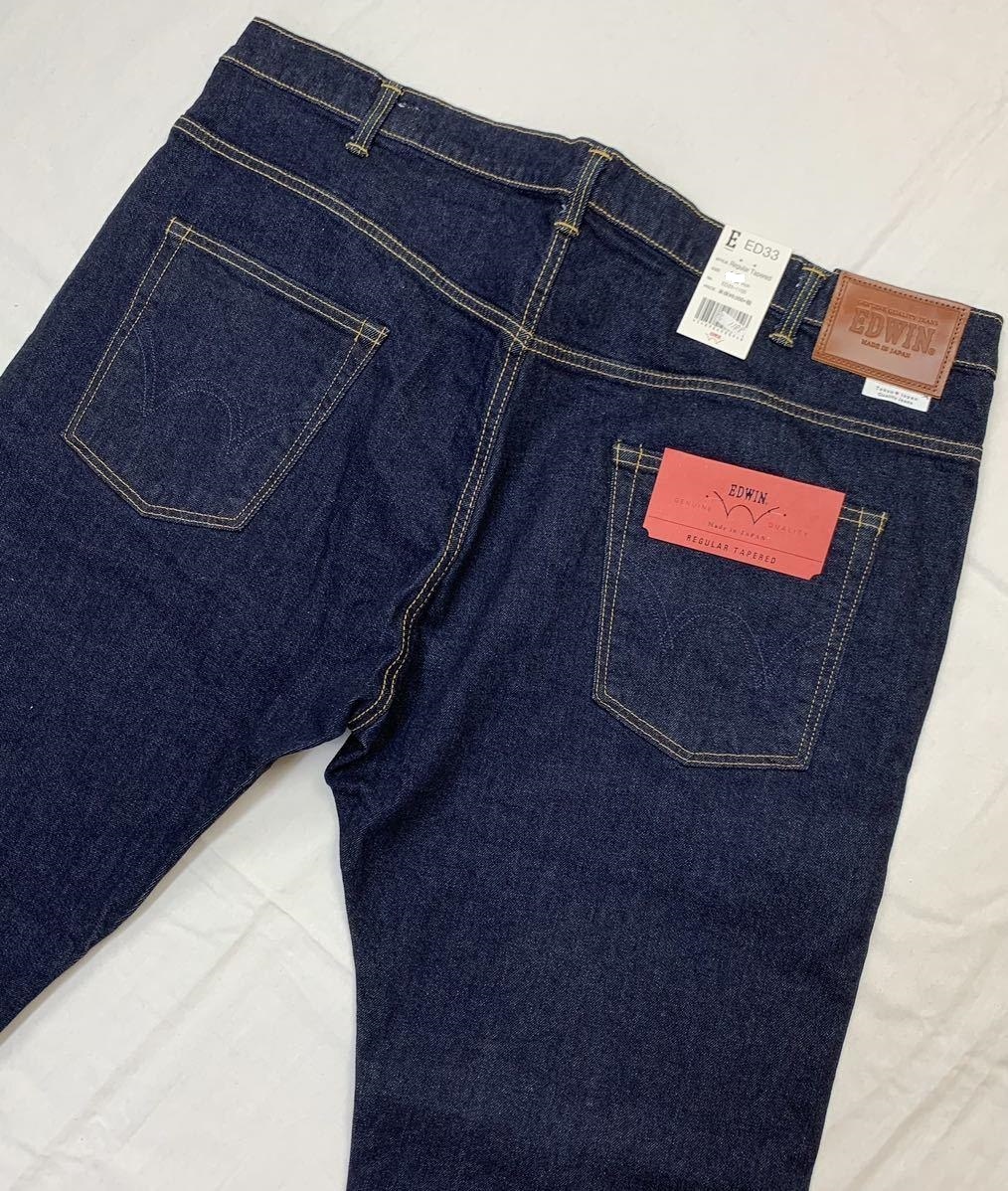  Edwin regular tapered Denim pants W44 EDWIN REGULAR TAPERD made in Japan large size ED33-1100