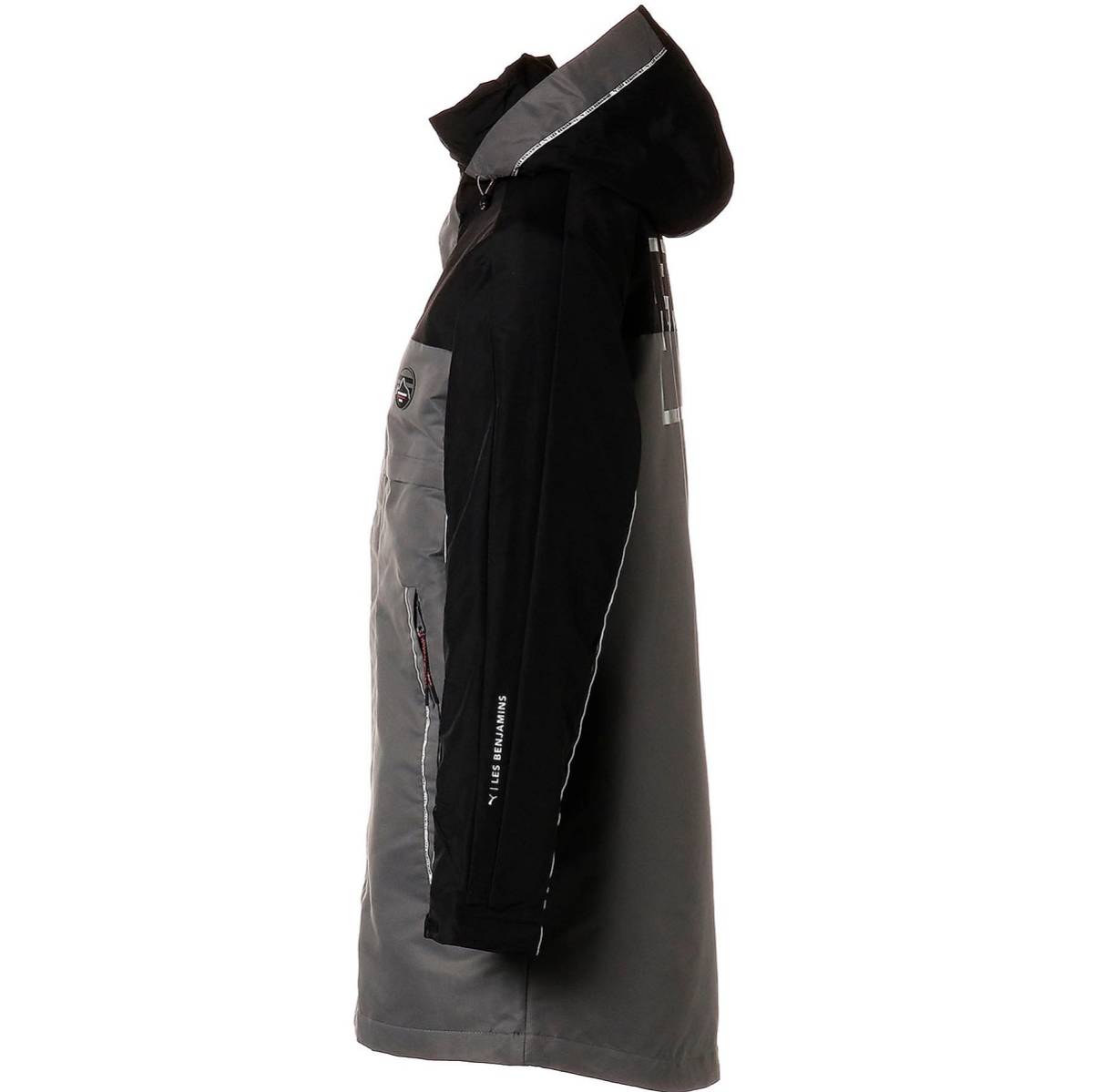 プーマ レスベンジャミン コラボ ストームジャケット USサイズXL 日本サイズ2XL相当 定価42900円 グレー LES BENJAMINS 耐風 耐水の画像4