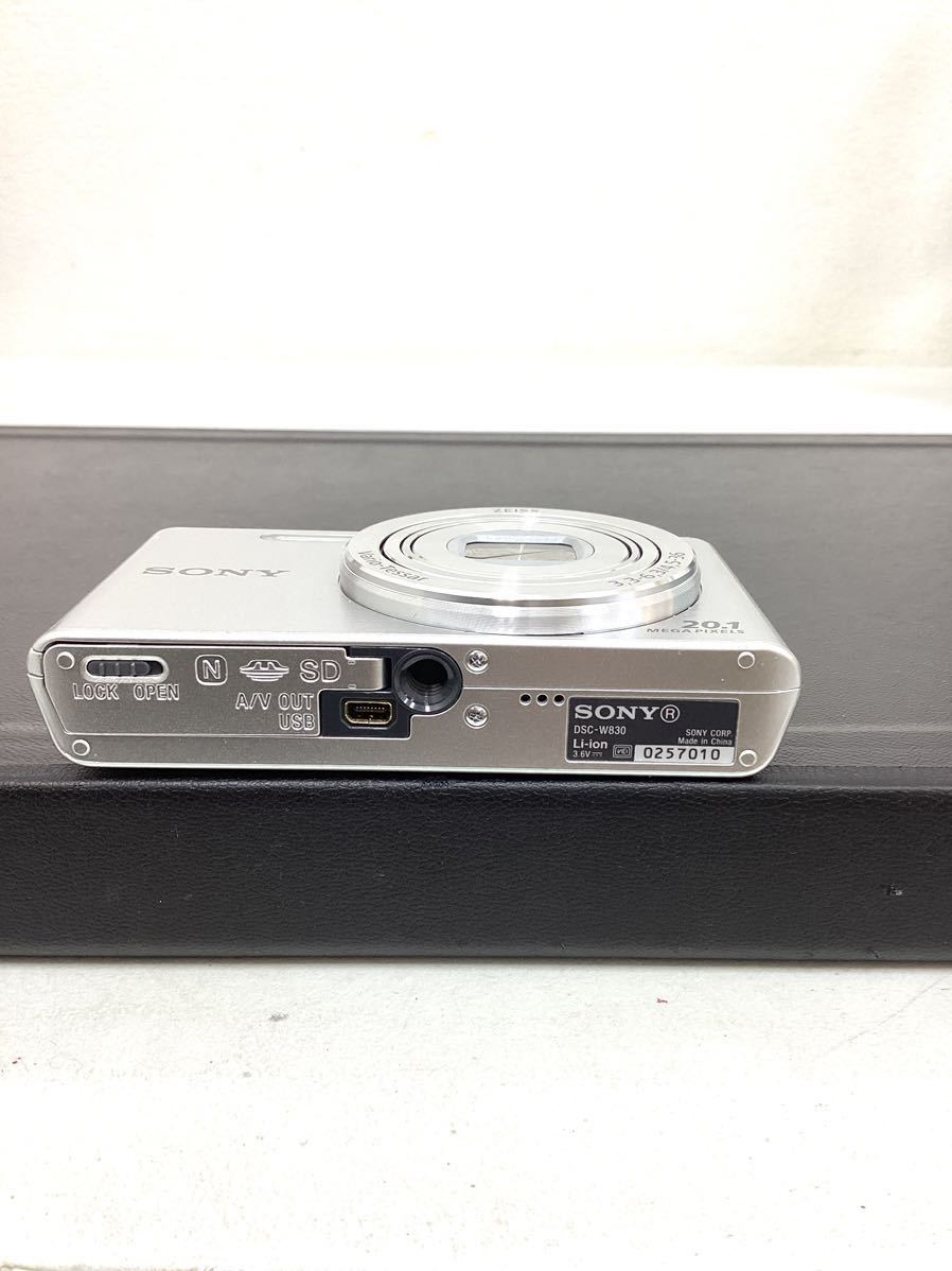 SONY 　DSC-W830/SC　デジタルスチルカメラ　2010万画素　８ｘ光学ズーム　箱付き　説明書あり　通電OK　状態良い　＃14706　_画像7