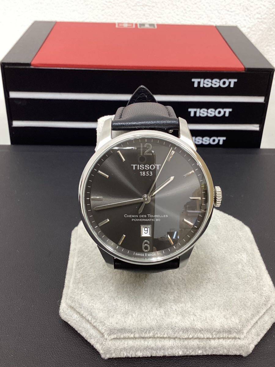 TISSOT1853 ティソ　T099407A　KGS　ZZK D8G　50m/165ft　説明書あり　箱付き　裏スケ　現在作動品　＃14484_画像2