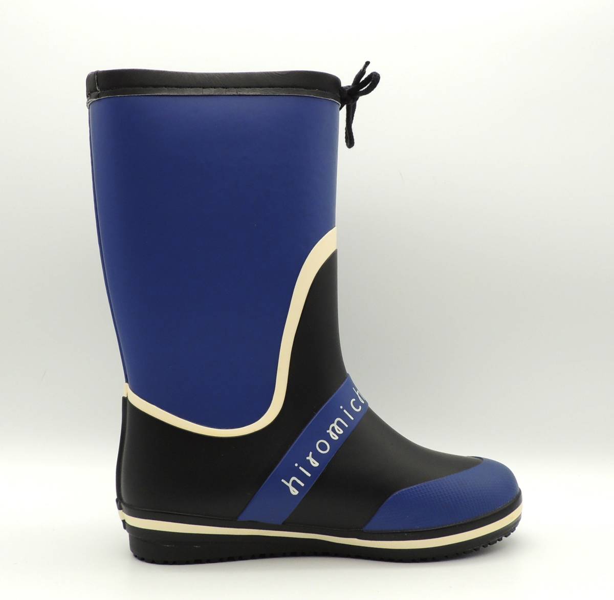 雨の日対策 歩きやすい ジュニア レインブーツ 長靴 軽量 オールシーズン 男女兼用 ヒロミチナカノ HN010 ブルー 21.0cm_画像7