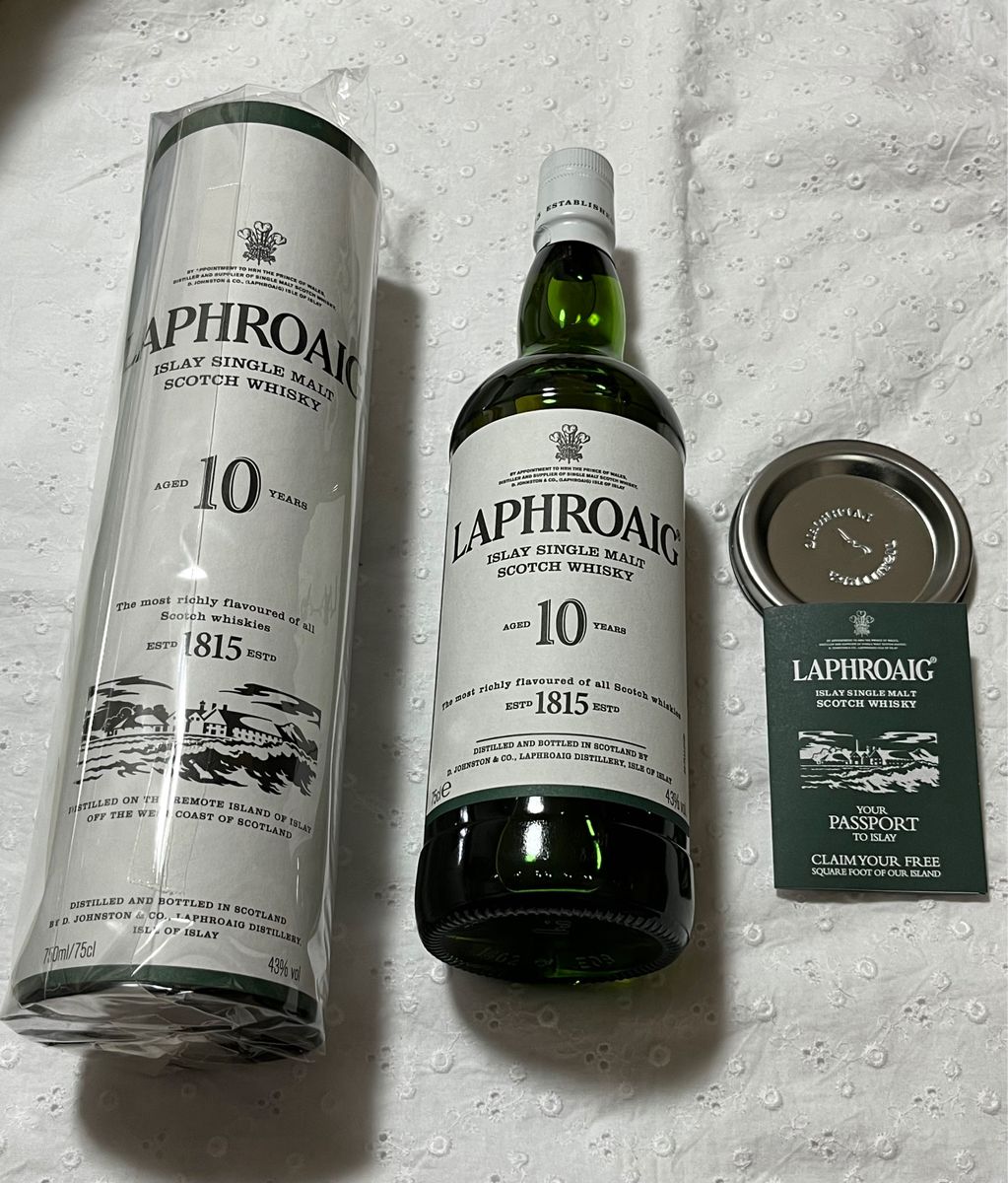 ラフロイグ10年 LAPHROAIG 750ml alc43 サントリースピリッツ　スコットランド　モルト ラフロイグ