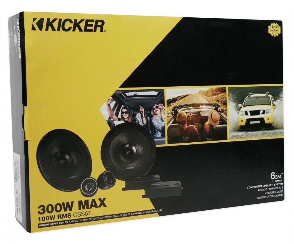 ■USA Audio■キッカー Kicker CSシリーズ CSS674 (46CSS674) 薄型16.5cm (6.75インチ) Max.300W●保証付●税込_画像10
