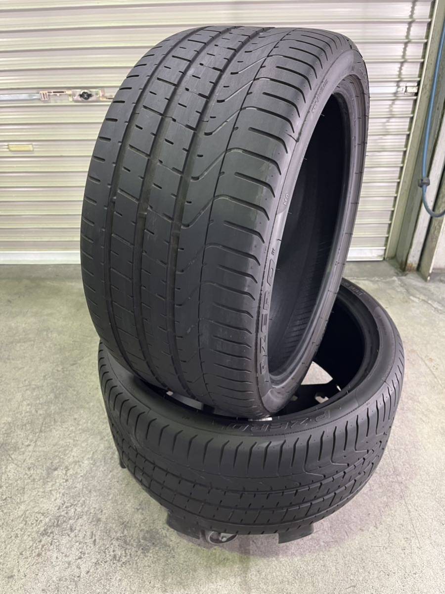 状態良好！ PIRELLI P-ZERO 285/30R19 6分山　2本セット　メルセデス承認タイヤ MOマーク_画像1