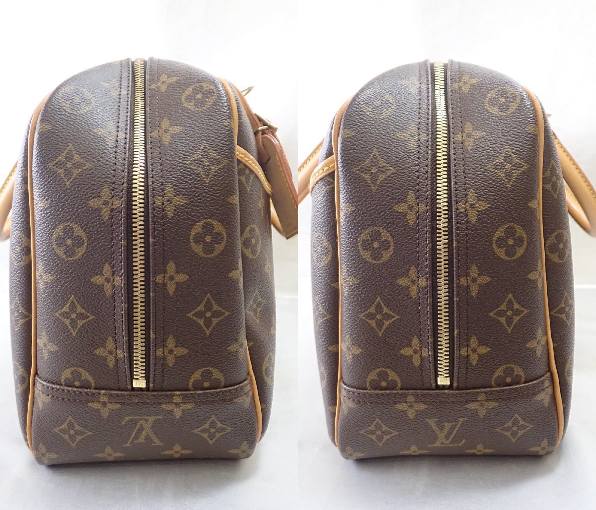 ◎ LOUIS VUITTON ルイ・ヴィトン M47270 ドーヴィル ボーリング ヴァニティ ハンドバッグ モノグラム_画像3