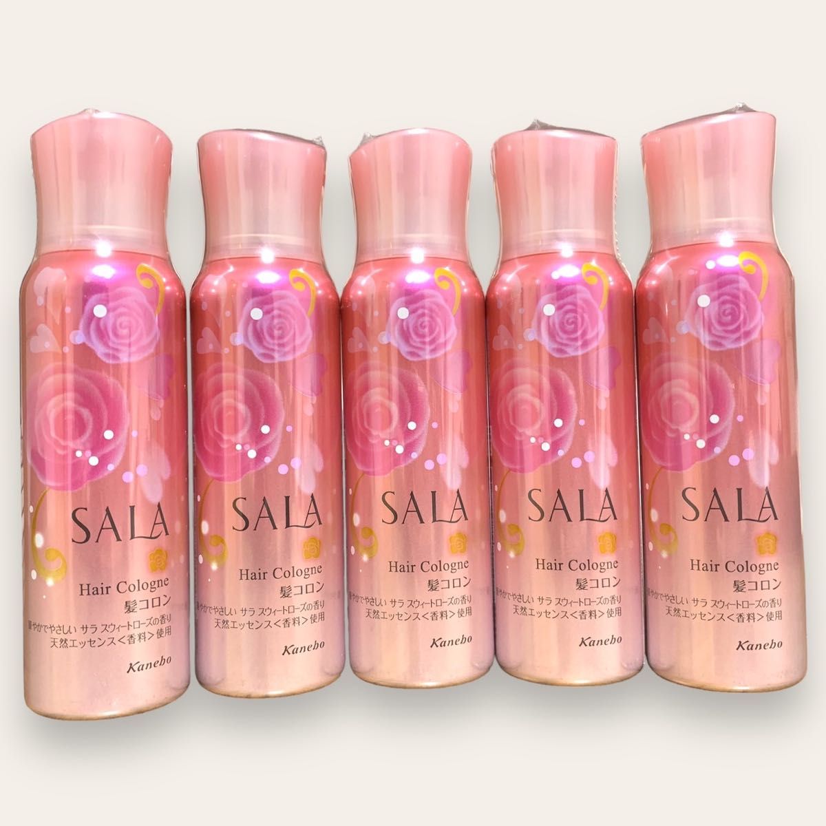 SALA】サラ 髪コロン サラスウィートローズの香り 80g 5本セット SALA】サラ 髪コロン サラスウィートローズの香り 80g 5本セット