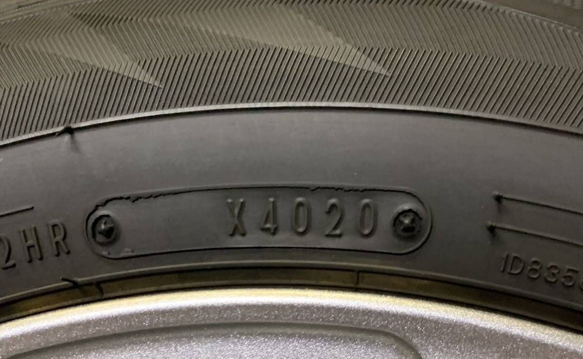 175/70r14 Dunlop ダンロップ Winter maxx スタッドレスタイヤ 2020年　4本　アルミホイールセット　4穴　PCD:100_画像3