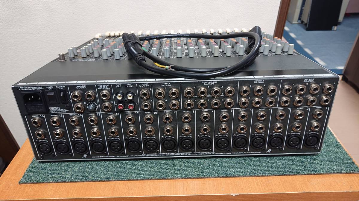 中古◆MACKIE・16chミキサー・1604VLZ3_画像7