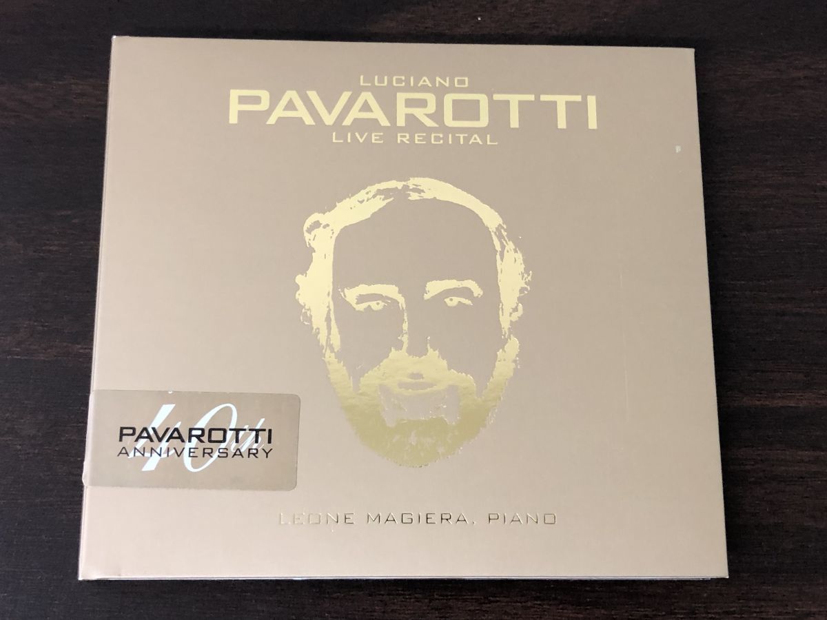 デビュー40周年記念　パヴァロッティ・ライヴ・リサイタル　PAVAROTTI LIVE RECITAL 　レオーネ・マジエラ（ピアノ）【CD】_画像1