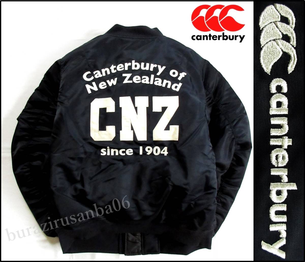 メンズ M◆未使用 定価24,200円 canterbury カンタベリー MA-1 ディフェンダー ジャケット 秋冬 軽量 中綿 ボンバー DEFENDER JACKET_画像1