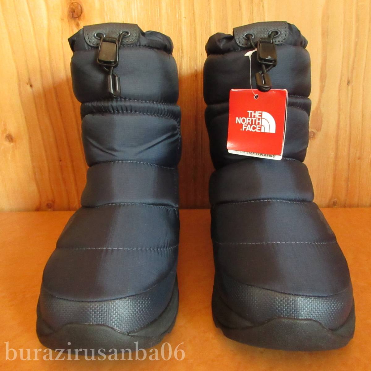 メンズ 26cm 紺◆未使用 定価17,600円 THE NORTH FACE ノースフェイス ヌプシ ブーティ― ウォータープルーフ ブーツ Nuptse Bootie WP VI_画像3