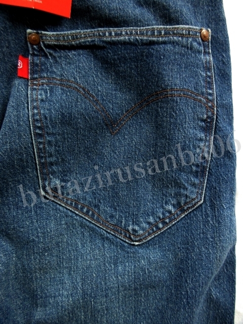 W34 未使用 定価14,300円 LEVI'S RED リーバイス レッド 512 SLIM TAPER ストレッチ インディゴ調 デニムパンツ ジーンズ メンズ A26930001_画像8