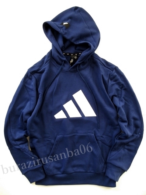 メンズ O（XL)◆未使用 定価1.3万 adidas アディダス スウェット 上下 グラフィック BIGロゴ パーカー スウェットパンツ セットアップ_画像2