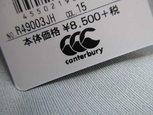 メンズ 4L 新品 CANTERBURY カンタベリー ラグビー日本代表モデル ジャパン プラクティス 長袖Tシャツ グレー 速乾 ロングスリーブシャツの画像5