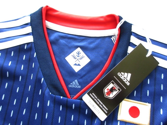 メンズ M 未使用 adidasアディダス サッカー日本代表 ホーム レプリカ ユニフォーム 定価9889円 FIFAワールドカップ 2018ロシア大会モデル_画像5