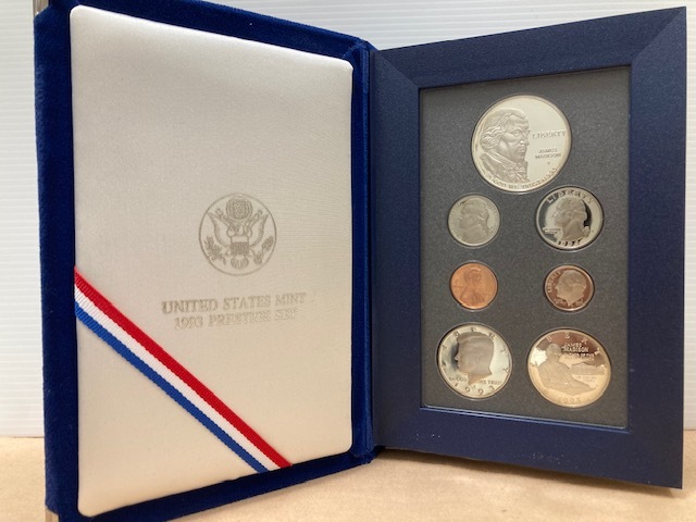 3708* UNITED STATES MINT 1993 PRESTIGE SET プレステージ プルーフ貨幣セット ビルオブライツ 米国造幣局 コレクション ケース 未使用品_画像2