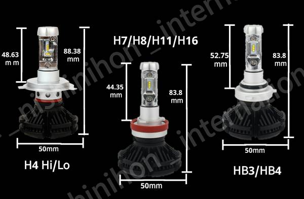  原文:PHILIPS X3 12000lm LED 2個 ヘッドライト フォグ H1 H3 H4 H7 H8 H9 H10 H11 H16 HB3 HB4 PSX24 PSX26 6500K 3000K 8000K HID IPF PIAA