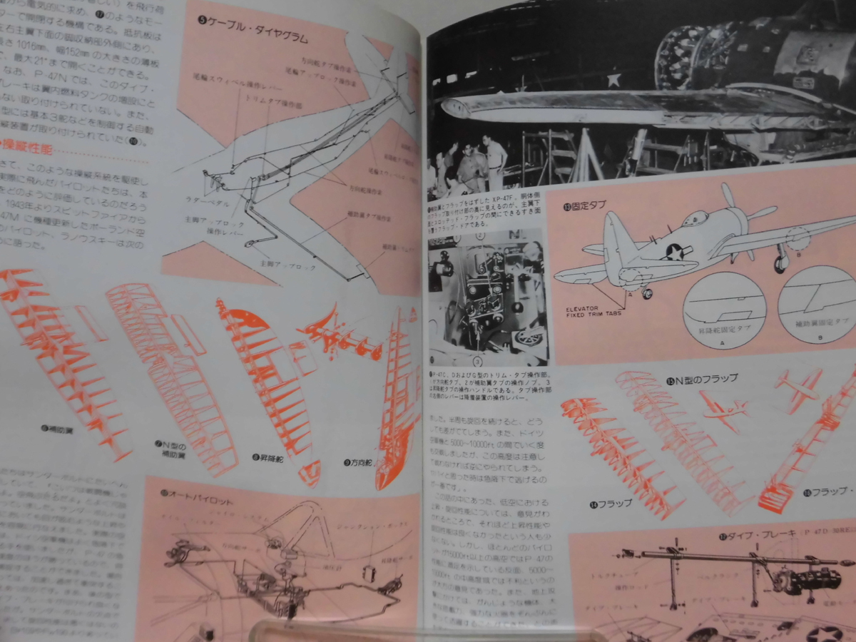 丸メカニック 第41号 リパブリックP-47サンダーボルト 世界軍用機解剖シリーズ 1983年7月発行[1]A3612_画像4