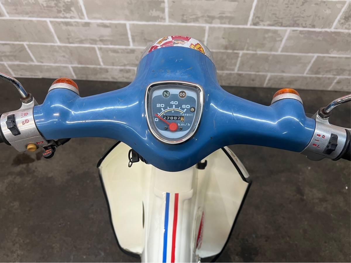 ホンダ　HONDA　スーパーカブ50　Super Cub 50　C50　販売証明書有り　場内走行確認済み　始動動画有り　売り切り 未整備 現状車　バンガレ_画像5