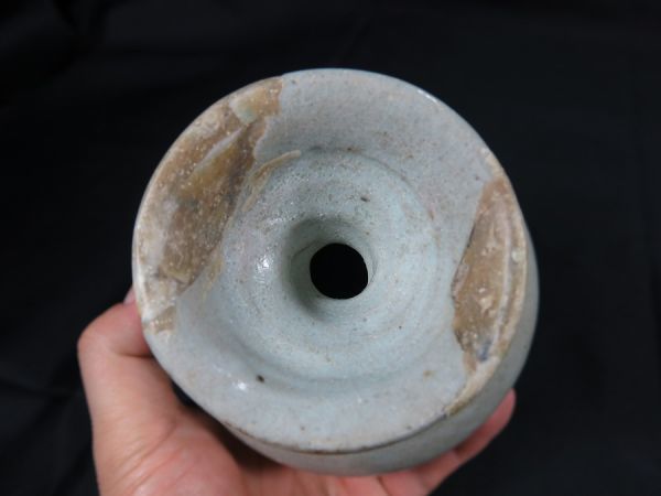 c 李朝白磁広口瓶 李朝時代 朝鮮半島 磁器 副葬品 墳墓 シルク c 李朝白磁広口瓶 李朝時代 朝鮮半島 磁器 副葬品 墳墓 シルク