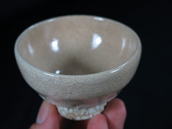 c 李朝白磁杯　李朝時代　朝鮮半島　陶器/　副葬品　墳墓　シルクロード　明器　埋蔵文化財　青磁 両班_画像3