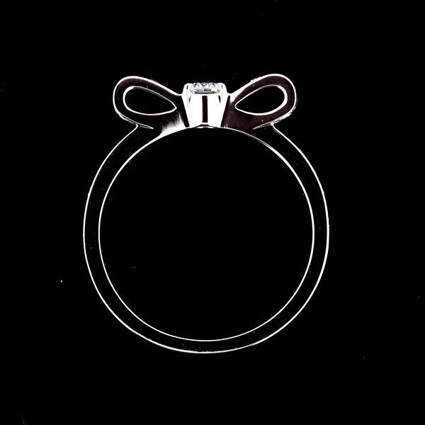  Chanel diamond ring ryu band u ribbon #50 certificate 