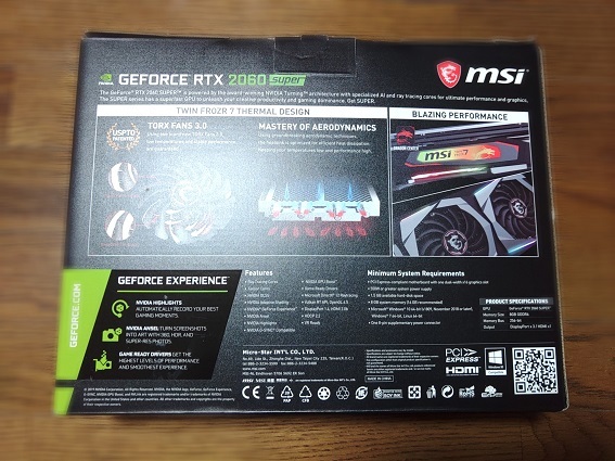 MSI rtx2060super_画像2