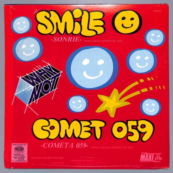 【12”/Italo Disco】Why Not - Smile -Sonrie- ＜メキシコ盤＞ インスト系イタロディスコ [試聴]_画像2