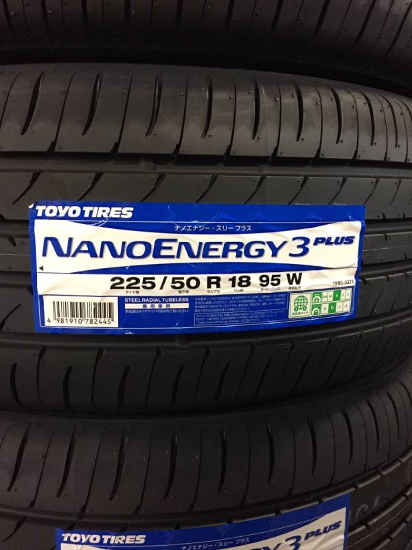 ☆【2023年製】ＴＯＹＯ【225/50R18】トーヨー ナノエナジー3+ NANOENERGY3 PLUS 225/50-18 4本価格 4本送料税込み￥51000～ 夏用_画像2