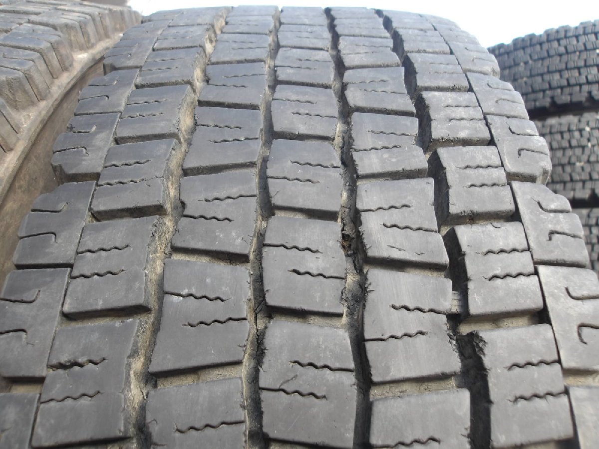 L326-2 225/80R17.5 冬2本セット スタッドレス LT 123/122L 225/80-17.5 225-80-17.5 ダンロップ デクテス SP081 チューブレス_画像3