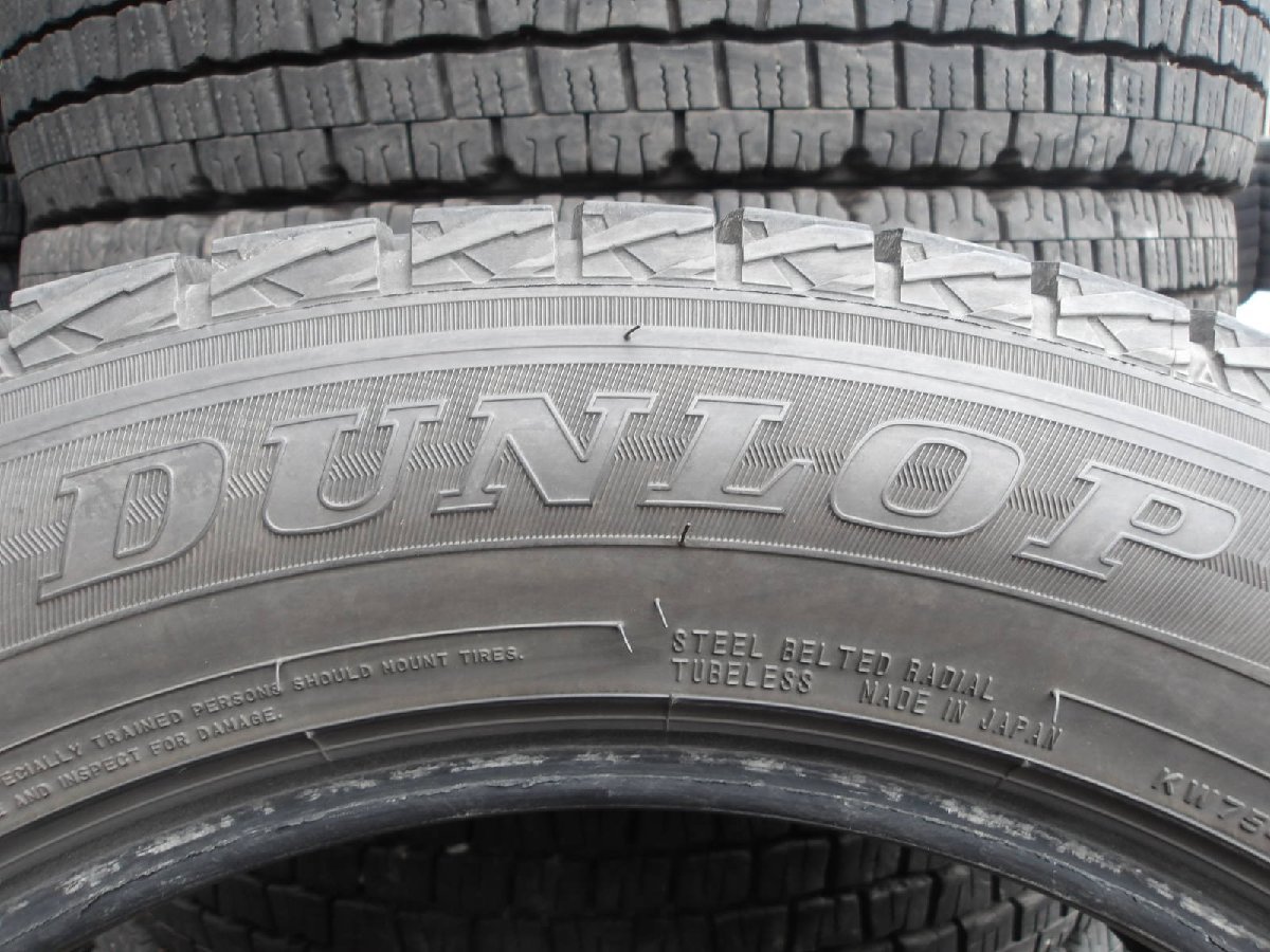 L469-ソ1 225/60R18 冬4本セット スタッドレス 225/60-18 225-60-18 ダンロップ ウィンターマックス SJ8 CR-V エクストレイル エスクード_画像7