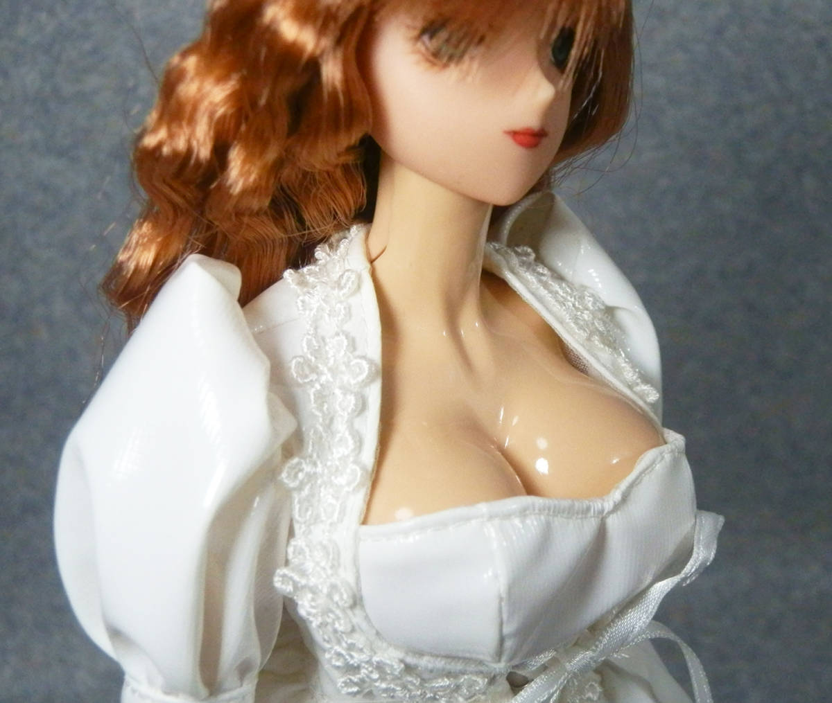 レア！1/6ノアドローム、エナメルドレスとボークス巨乳素体+カスタムヘッドのセット_画像6