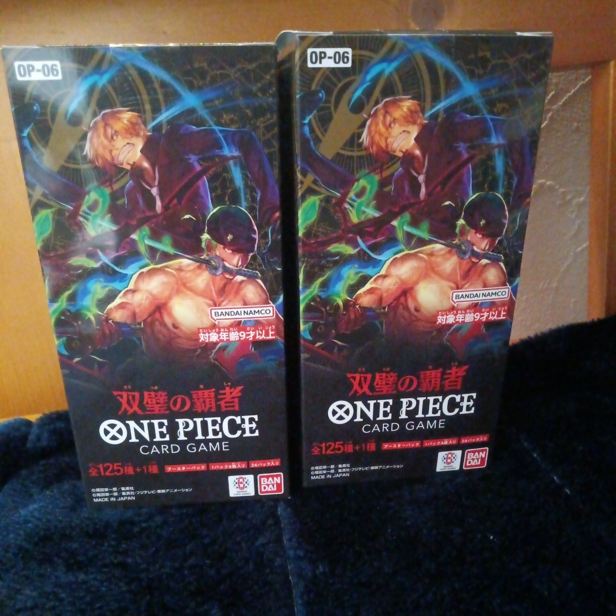 ワンピースカードゲーム 【BOX】 ONE PIECEカードゲーム 双璧の覇者 【OP-06】 2ボックス　CARD GAME