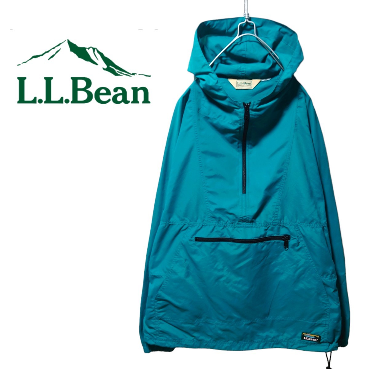 ファッション 【L.L.Bean】70〜80's A-1474 ナイロンアノラックパーカー 男性用